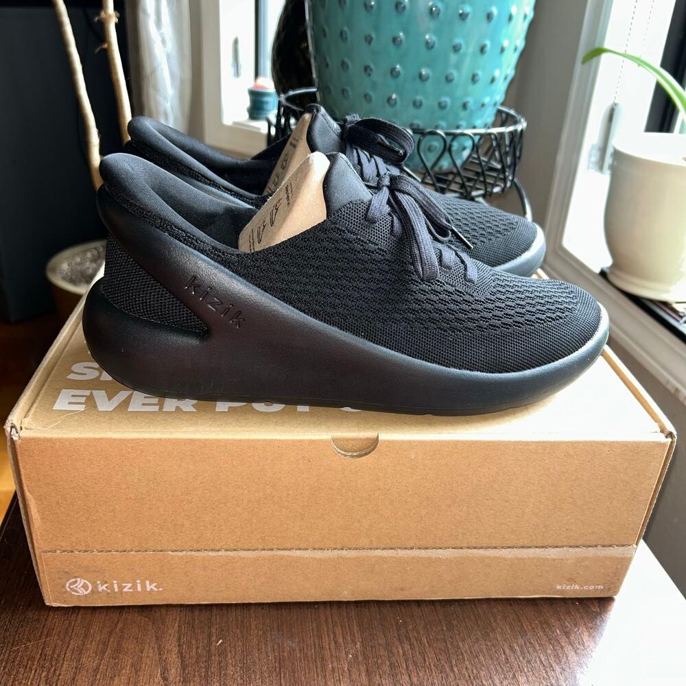 KIZIK Black DROABK02 ROAMER Hands Free Slip On Shoes Mens Sz 10